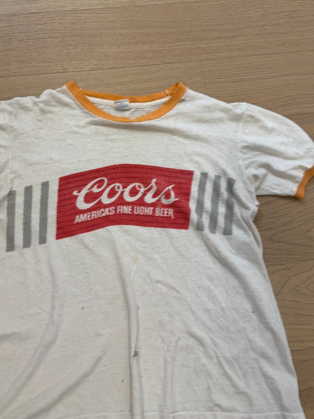 1970S CHAMPION COORS LIGHT RINGER T-SHIRT